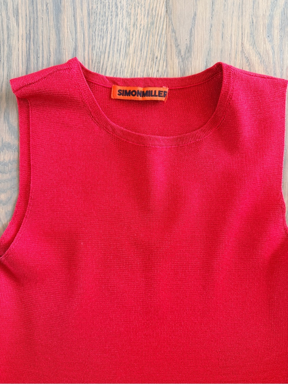Simon Miller Albert’s Knit Mini Dress in Lucky Red - Picture 3 of 7